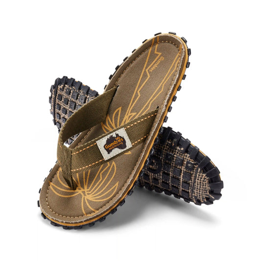 Islander Flip-Flops - Men's - Palm Leaf Khaki
